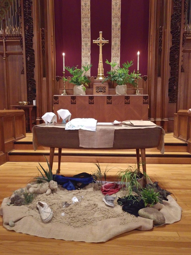 Altar Decoration for World Communion Sunday